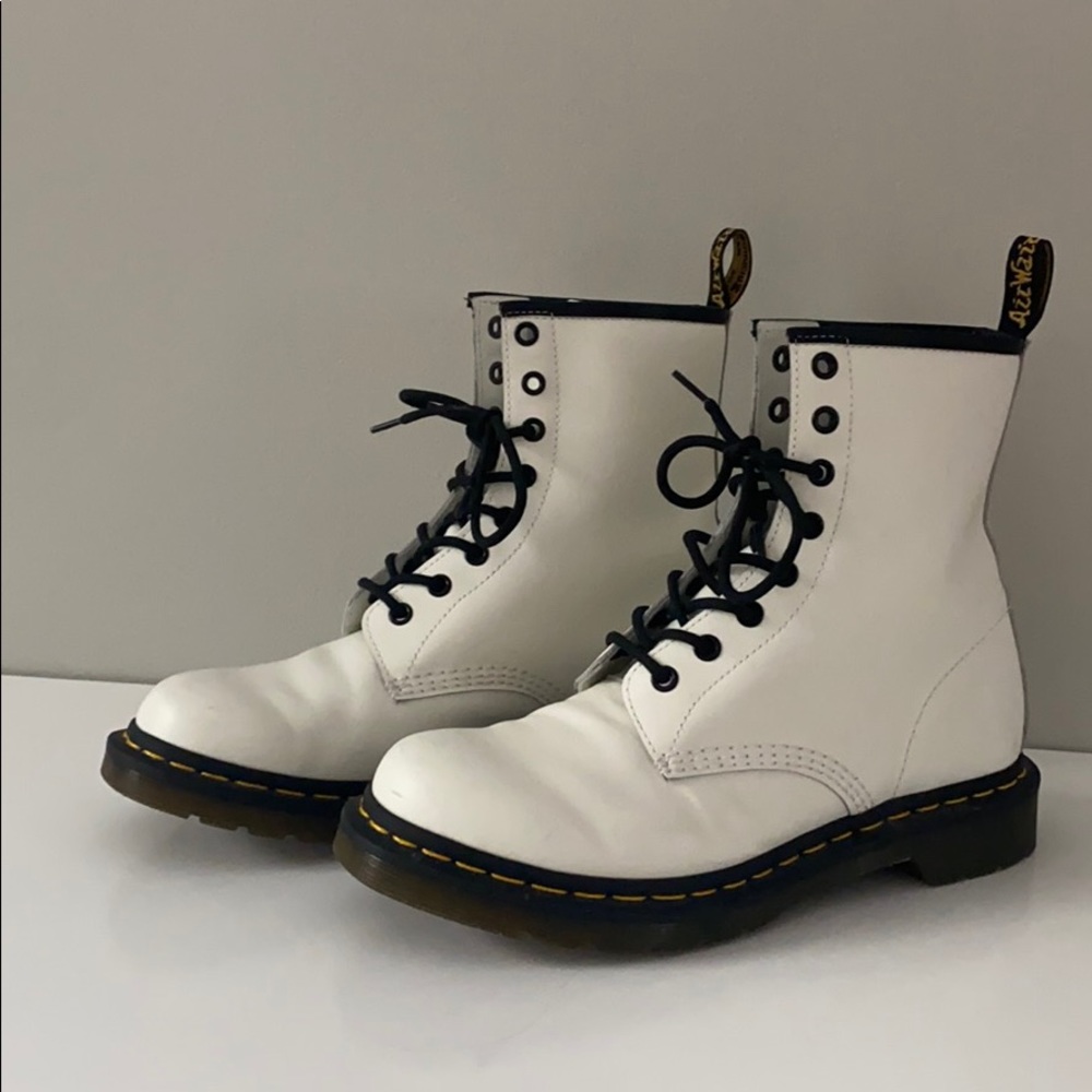 White Dr. Martins